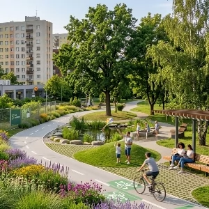Zdjęcie: Zieleń Targówek DZIELNICA Portal Targówka